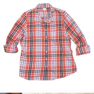 J crew plaid women’s shirt